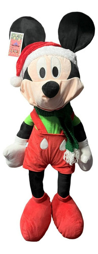 Boneco Pelúcia Grande Gigante Mickey Mouse Natal 85cm Disney