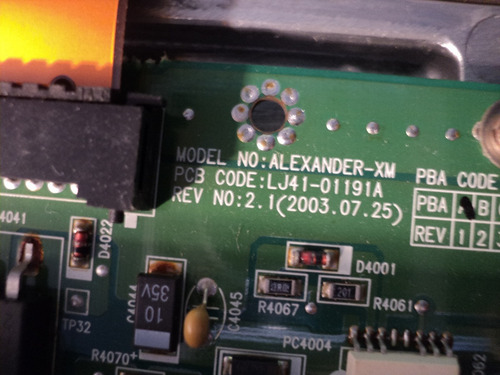 X-main / Samsung Lj92-00748a / Lj41-01191a Plasma (Usado)