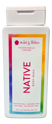 Native Body Wash Tie-dye Vainilla Cupcake 532ml Americano