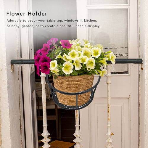Soporte De Metal Para Flores, Soporte Para Macetas Colgantes
