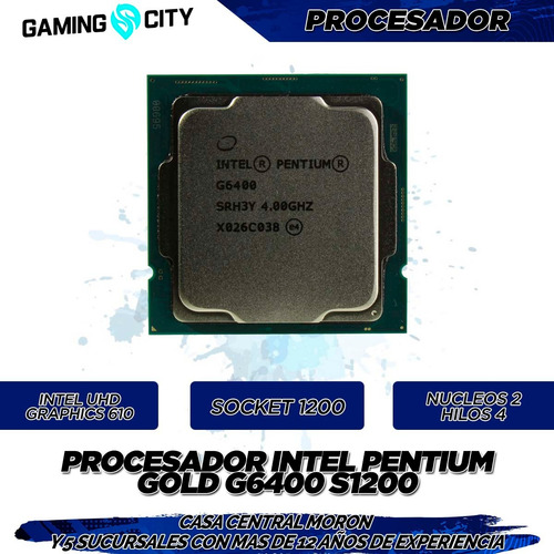 Imagen 3 de 7 de Pc Armada Oficina Hogar Intel Pentium G6400 8gb Ssd