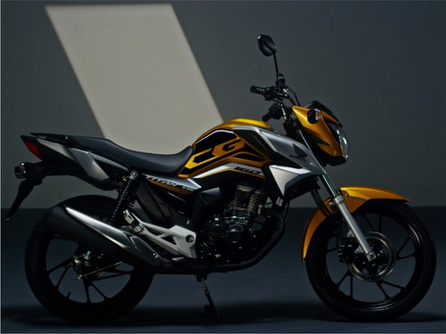 Adesivo Cg Titan 160 2022 Tanque Lat. + Gravata Moto Amarelo