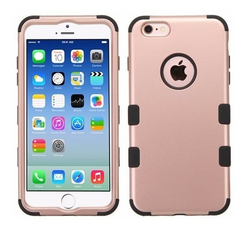 Funda Case Uso Rudo iPhone 6s /6 Rose Gold/neg Envío Gratis