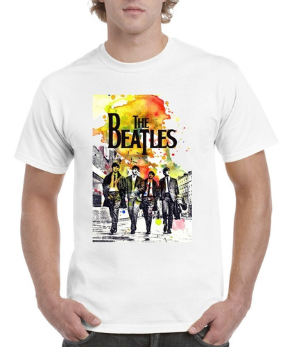 Camisa De Hombre  Moderno Estilo The Beatles 