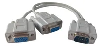 Comprar Cable Splitter Vga 1x2 Duplicador Pantalla 1 Macho 2 Hembras