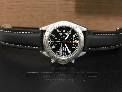 Fortis Cosmonauts Chronograph Lemania 5100 Todo Aço Revisado