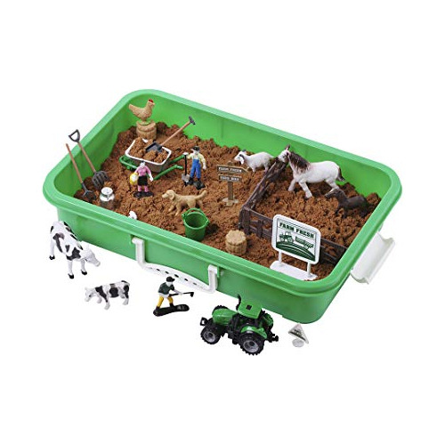 Farm Sand Play Set De Juguetes Sensoriales Niños 2 Lib...