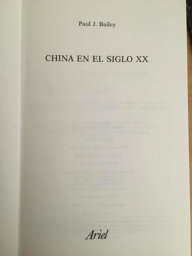 Republica China En El Siglo  Veinte Analisis