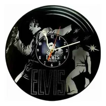 Comprar Reloj De Vinilo Elvis Presley 3 Regalos Decoracion  Negro