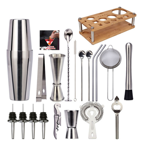 Set De Coctelería, Base Para Preparar Bebidas Con Soporte, B