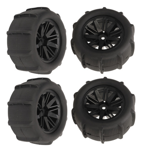 Neumáticos Y Ruedas Hexagonales Rc De 12 Mm A Escala 1/14, J