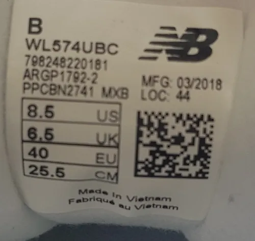 New balance sales wl574 ubc
