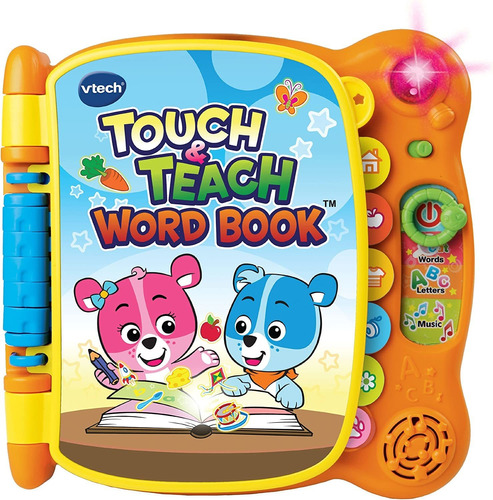 Vtech Touch And Teach - Libro De Palabras, Color Naranja