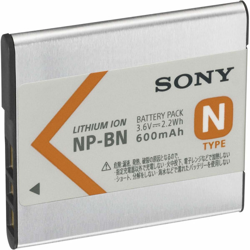 Sony Np-bn Bateria Recargable Tipo Dc3.6v Para Camara