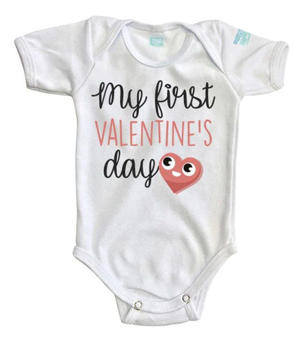 Pañalero My First Valentine Corazon 1 San Valentin Ropa Bebe