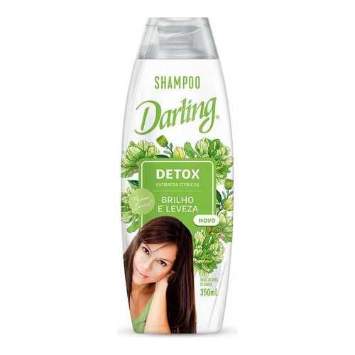 3 Shampoo Darling Detox Extratos Cítricos 350ml Cada