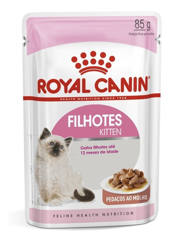 Imagem 2 de 3 de Ração Royal Canin Feline Kitten Gato Filhote Sachê 85g