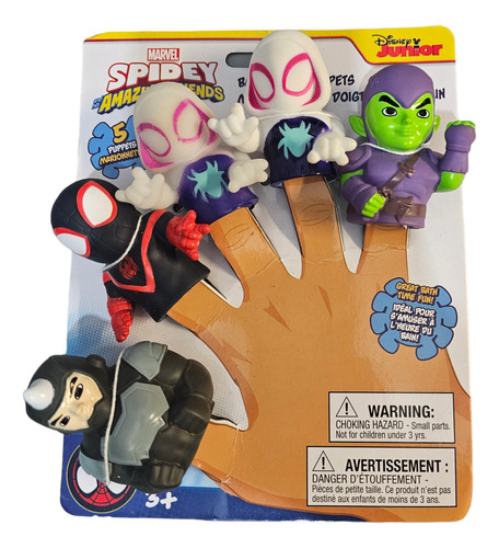 Spidey Amazing Friends Marionetas Didácticas Dedo Spiderman