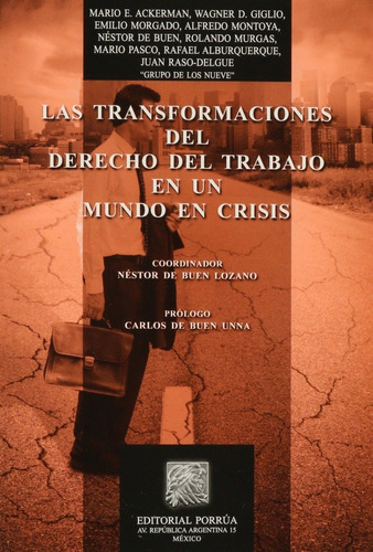 Transformaciones Del Derecho Del Trabajo, Las, De Mario E. Ackerman. Editorial Porrúa México En Español