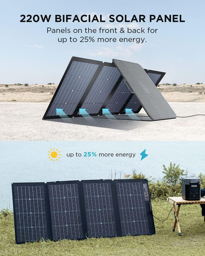 Ecoflow Delta 2 + Panel Solar 220watts