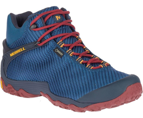 Botin Hombre Chameleon 7 Storm Mid Gore-tex Azul Petróleo Me