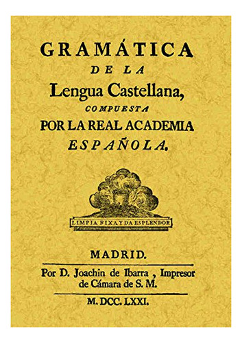Libro Gramatica De La Lengua Castellana De V V A A