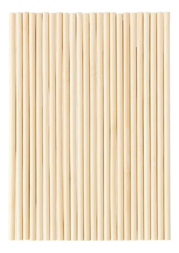 24 Palitos De Bambú 20 Cm Para Paleta O Pastel Wilton