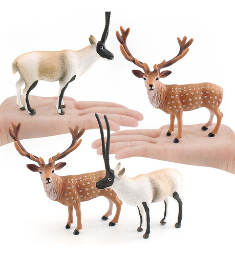 5 Figuras De Animales Coleccionables, Antílope Tibetano
