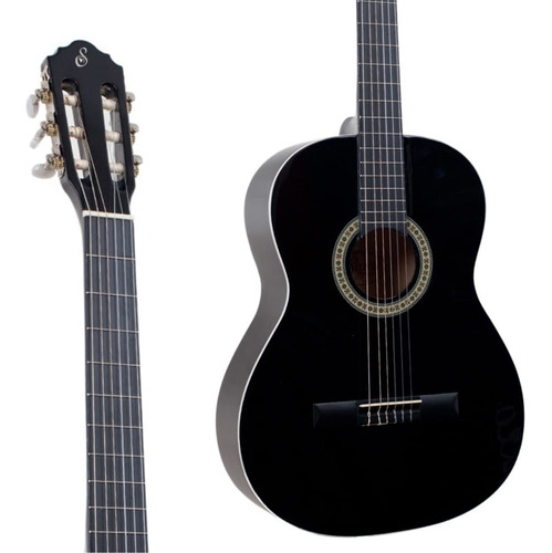 Violão Acústico Giannini N14 Bk Nylon Preto Black 