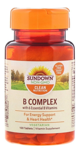 Complexo B 100 Comprimidos Sundown Naturals