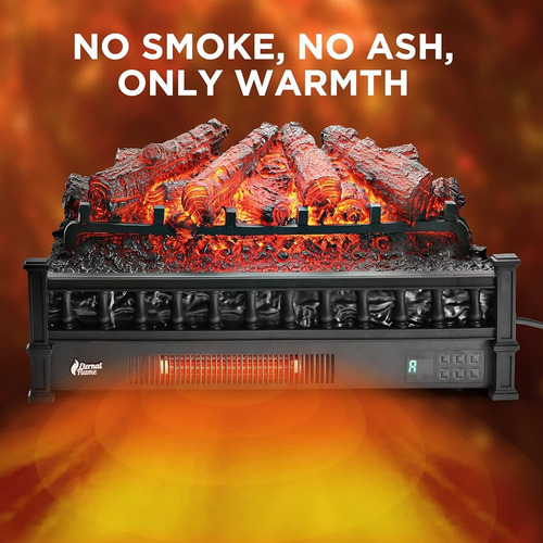 Turbro Eternal Flame Calentador Eléctrico De Cuarzo