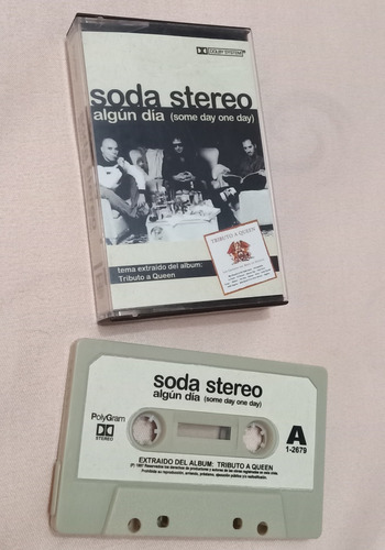 Soda Stereo Casette Cinta Single ALGún Día 