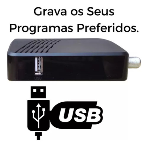 Kit Nova Antena Parabólica Ku Completa 100/% Livre