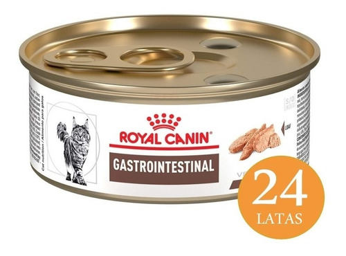24 X Latas Royal Canin Gastrointestinal Felino 145gr. Np