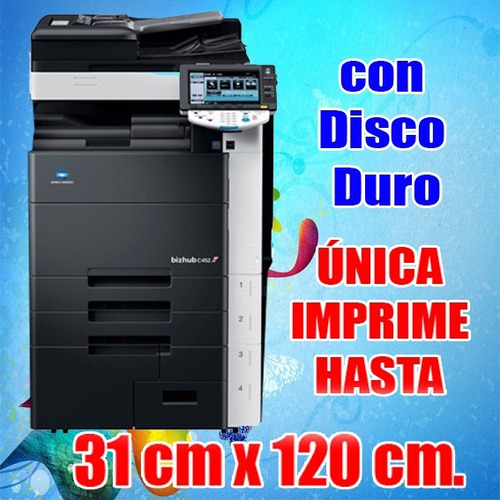 Konica C452 A Color ¡¡super Oferta!! Hasta 31 Cm. X 120 Cm.