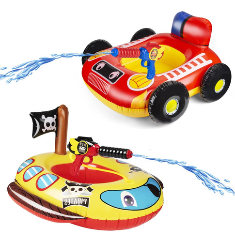 Paquete De 2 Flotadores Inflables Para Piscina Para Niños Co