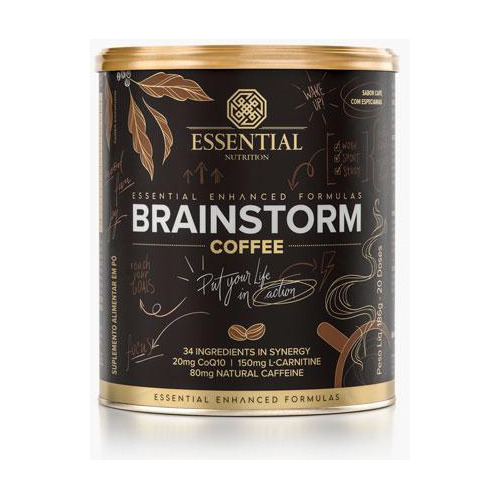 Brainstorm Coffee 186g 20 Doses - Essential Nutrition