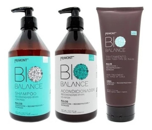 Bio Primont Balance Shampoo+acondicionador+mascara 