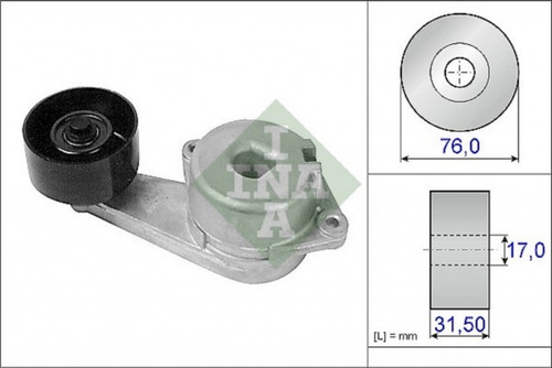 Polea Tensora Accesorios Ina Expedition Triton V8 5.4l 2003