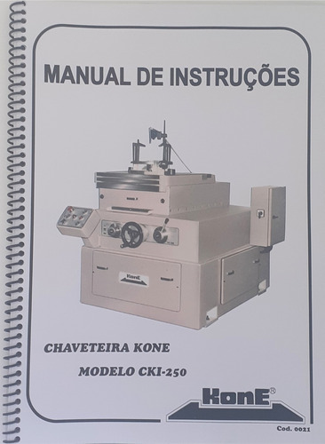 Manual De Instruções Chaveteira Kone Cki-250 Cod0021