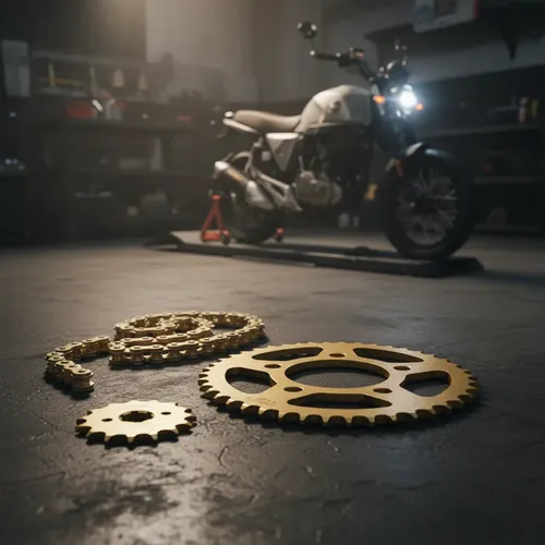 Kit Arrastre Engranes Moto Vento Rocketman 250 Tornado 250 Dorado
