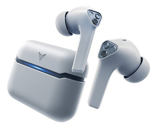 Audifonos Flydigi Cyberfox Bluetooth Baja Latencia Gaming T1 Color Blanco Color De La Luz Azul