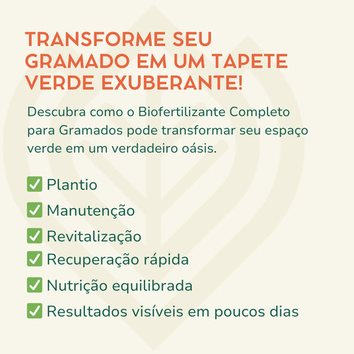 Fertilizante P/ Grama Esmeralda 1l Seguro P/ Pet E Crianças