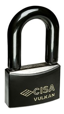 Imagen 2 de 6 de Candado Para Moto Cisa Vulkan De Arco 3 Llaves Seguridad M6
