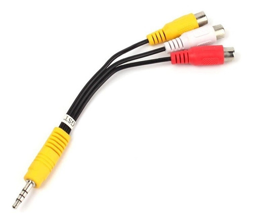 Cable Adaptador Jack 3.5mm Macho A 3 Rca Hembra Audio Video