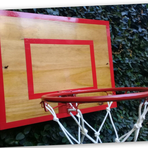 Imagen 3 de 7 de Mini Tablero Basquet Con Aro Metálico - Ideal Día Del Niño
