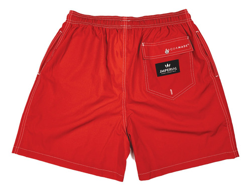 Imagem 2 de 6 de Bermuda Praia Raspberry - Vermelho