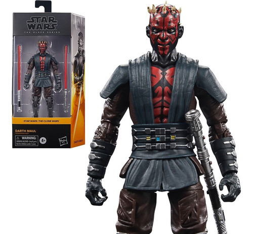 Figura Darth Maul Star Wars The Clone Wars - Black Series