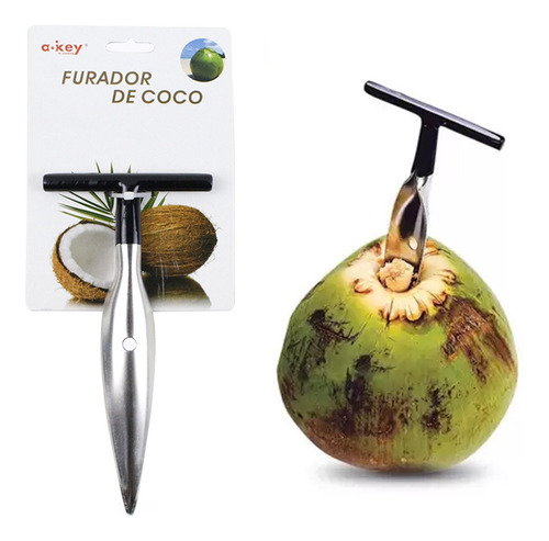 Abridor Furador De Coco Hm Profissional - Hm17