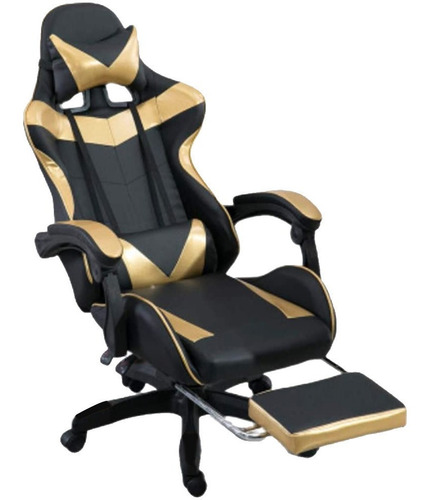 Imagen 3 de 7 de Silla Gamer Sillon Ergonomico Reclinable Masaje Lumbar